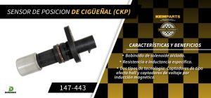 SENSOR DE CIGUEÃ‘AL CHEVROLET-GMC-BUICK-CADILLAC CAVALIER 147-443