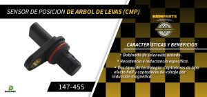SENSOR ARBOL DE LEVAS CHEVROLET-GMC-BUICK-CADILLAC AVEO 147-455