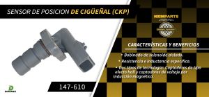 SENSOR DE CIGUEÃ‘AL CHRYSLER-DODGE-HYUNDAI AVENGER 147-610