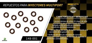 REPUESTO PARA FUEL INJECTION CHRYSLER-DODGE-HYUNDAI LEBARON 148-001