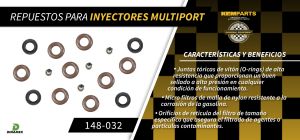 REPUESTO PARA INYECTOR CHRYSLER-DODGE-HYUNDAI NEON 148-032