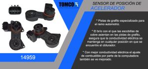 SENSOR DE ACELERACION (TPS) CHEVROLET-GMC-BUICK-CADILLAC CORSA 14959