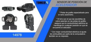 SENSOR DE ACELERACION (TPS) FORD-LINCOLN-MERCURY VILLAGER 14978