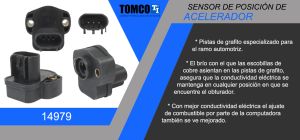 SENSOR DE ACELERACION (TPS) CHRYSLER-DODGE-HYUNDAI DAKOTA 14979