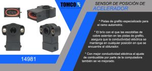 SENSOR DE ACELERACION (TPS) FORD-LINCOLN-MERCURY COURIER 14981