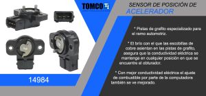 SENSOR DE ACELERACION (TPS) CHRYSLER-DODGE-HYUNDAI ATOS 14984