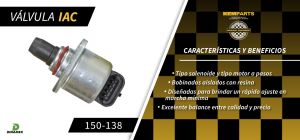 VALVULA IAC CHEVROLET-GMC-BUICK-CADILLAC BUICK SKYLARK 150-138