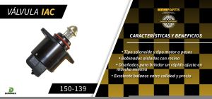 VALVULA IAC CHEVROLET-GMC-BUICK-CADILLAC BONEVILLE 150-139