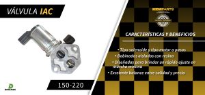 VALVULA IAC FORD-LINCOLN-MERCURY ESCORT 150-220