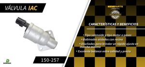 VALVULA IAC FORD-LINCOLN-MERCURY CONTOUR 150-257