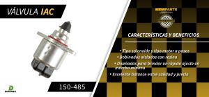 VALVULA IAC CHEVROLET-GMC-BUICK-CADILLAC BEAT 150-485