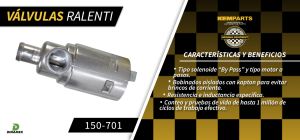 VALVULA IAC VOLKSWAGEN CABRIO 150-701
