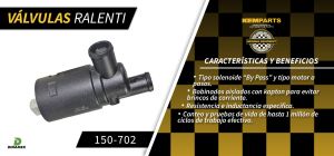 VALVULA IAC VOLKSWAGEN VW SEDAN 150-702