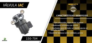 VALVULA IAC CHRYSLER-DODGE-HYUNDAI ATOS 150-704