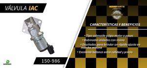 VALVULA IAC FORD-LINCOLN-MERCURY COUGAR 150-986