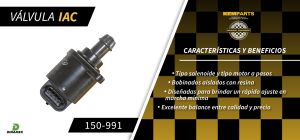 VALVULA IAC NISSAN PLATINA 150-991