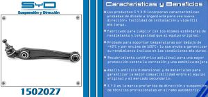 HORQUILLA DE SUSPENSION BMW X5 1502027-SYD