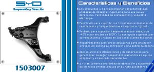 HORQUILLA DE SUSPENSION CHEVROLET-GMC-BUICK-CADILLAC CANYON 1503007-SYD