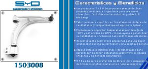HORQUILLA DE SUSPENSION CHEVROLET-GMC-BUICK-CADILLAC MALIBU 1503008-SYD