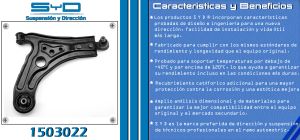 HORQUILLA DE SUSPENSION CHEVROLET-GMC-BUICK-CADILLAC AVEO 1503022-SYD