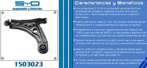 HORQUILLA DE SUSPENSION CHEVROLET-GMC-BUICK-CADILLAC AVEO 1503023-SYD