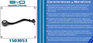 HORQUILLA DE SUSPENSION CHEVROLET-GMC-BUICK-CADILLAC CAMARO 1503053-SYD