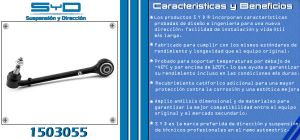 HORQUILLA DE SUSPENSION CHEVROLET-GMC-BUICK-CADILLAC CAMARO 1503055-SYD