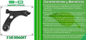 HORQUILLA DE SUSPENSION CHEVROLET-GMC-BUICK-CADILLAC SONIC 1503060IT