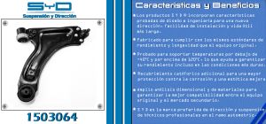 HORQUILLA DE SUSPENSION CHEVROLET-GMC-BUICK-CADILLAC TORNADO PICK-UP 1503064-SYD