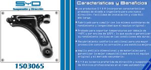 HORQUILLA DE SUSPENSION CHEVROLET-GMC-BUICK-CADILLAC TORNADO PICK-UP 1503065-SYD