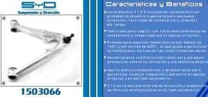 HORQUILLA DE SUSPENSION CHEVROLET-GMC-BUICK-CADILLAC AVALANCHE 1503066-SYD