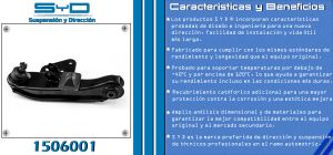HORQUILLA DE SUSPENSION CHRYSLER-DODGE-HYUNDAI H100 1506001-SYD