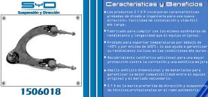 HORQUILLA DE SUSPENSION CHRYSLER-DODGE-HYUNDAI AVENGER 1506018-SYD