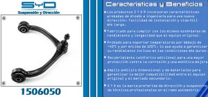 HORQUILLA DE SUSPENSION CHRYSLER-DODGE-HYUNDAI DAKOTA 1506050-SYD