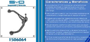 HORQUILLA DE SUSPENSION CHRYSLER-DODGE-HYUNDAI NITRO 1506064-SYD