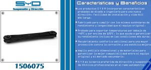 HORQUILLA DE SUSPENSION CHRYSLER-DODGE-HYUNDAI RAM 2500 PICK-UP 1506075-SYD