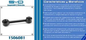 BRAZO CONTROL CHRYSLER-DODGE-HYUNDAI CALIBER 1506081-SYD
