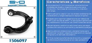 HORQUILLA DE SUSPENSION CHRYSLER-DODGE-HYUNDAI DURANGO 1506097-SYD