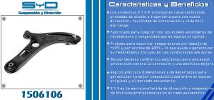 HORQUILLA DE SUSPENSION HYUNDAI  (AMERICANOS) ELANTRA 1506106-SYD