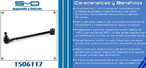 TIRANTE ESTABILIZADOR CHRYSLER-DODGE-HYUNDAI PT CRUSIER 1506117-SYD