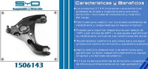 HORQUILLA DE SUSPENSION CHRYSLER-DODGE-HYUNDAI RAM 1500 PICK-UP 1506143-SYD