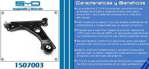 HORQUILLA DE SUSPENSION FIAT GRANDE PUNTO 1507003-SYD