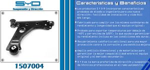 HORQUILLA DE SUSPENSION FIAT GRANDE PUNTO 1507004-SYD