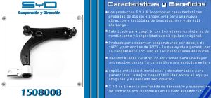 HORQUILLA DE SUSPENSION FORD-LINCOLN-MERCURY FIESTA 1508008-SYD