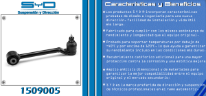HORQUILLA DE SUSPENSION ACURA MDX 1509005-SYD