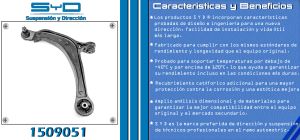 HORQUILLA DE SUSPENSION HONDA ODYSSEY 1509051-SYD