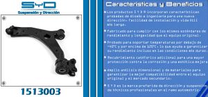 HORQUILLA DE SUSPENSION MAZDA MAZDA 3 1513003-SYD