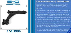 HORQUILLA DE SUSPENSION MAZDA MAZDA 3 1513004-SYD