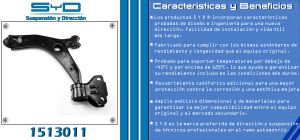 HORQUILLA DE SUSPENSION MAZDA MAZDA 3 1513011-SYD