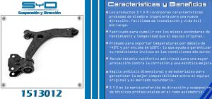 HORQUILLA DE SUSPENSION MAZDA MAZDA 3 1513012-SYD